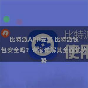 比特派APP安装 比特派钱包安全吗？专家详解其全面优势