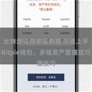 比特派钱包安装教程 快速上手Bitpie钱包，多链资产管理技巧