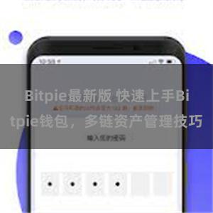 Bitpie最新版 快速上手Bitpie钱包，多链资产管理技巧