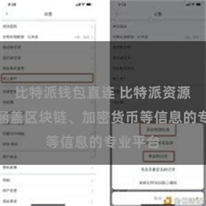 比特派钱包直连 比特派资源大全：涵盖区块链、加密货币等信息的专业平台