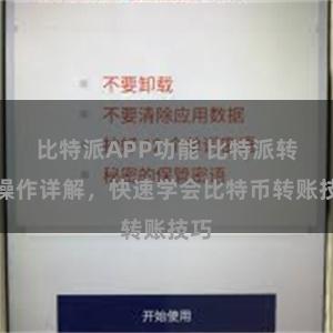 比特派APP功能 比特派转账操作详解，快速学会比特币转账技巧